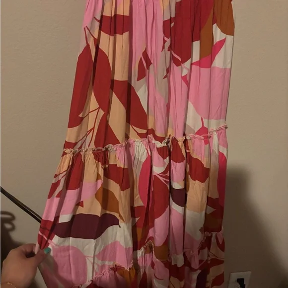 ABEL THE LABEL Strapless Smocked Bodice Maxi Dress – Size S - Picture 6 of 7